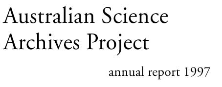 ASAP Annual Report 1997