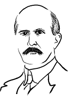 Drawing of William Henry Bragg