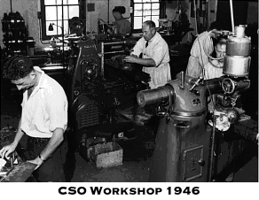 Commonwealth Solar Observatory Mechanical Workshop with Staff, 1946